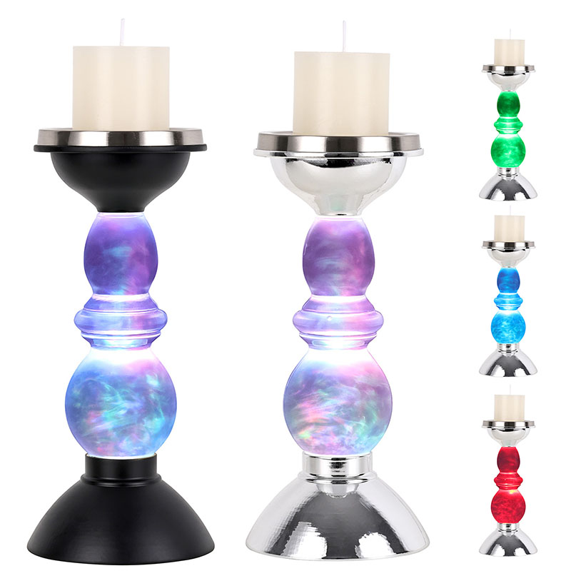 Pilves öövalgus küünlavarjuga