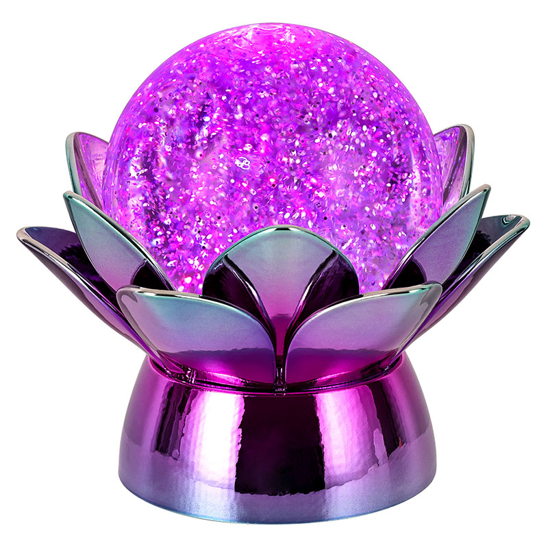 Elegantne öövalgusti Lotus Crystal Ball