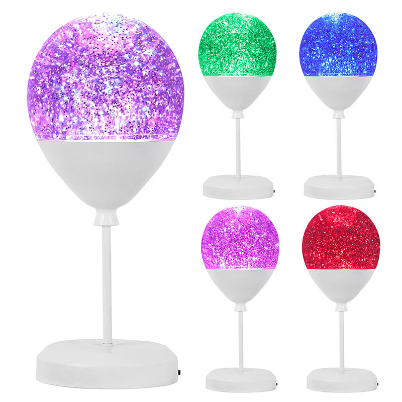 Glitter RGB mänguasjad tuli koos tassi varjuga