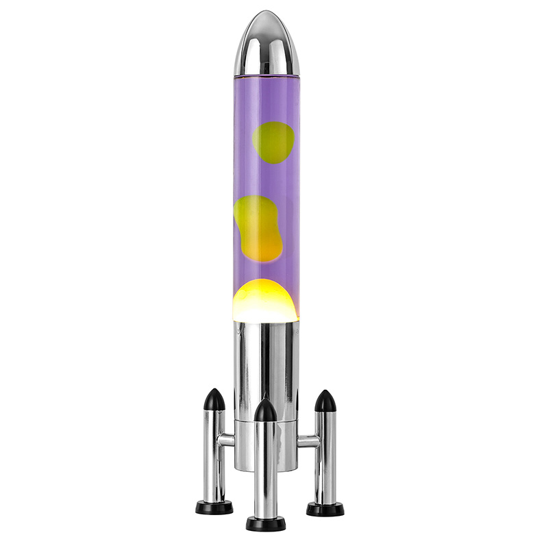 Suur raketivarjuga LED Lava lamp