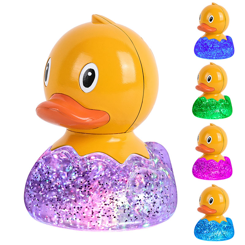 RGB Duck Lamp koos Glitter Liquid