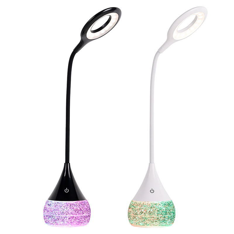 RGB Glitter Liquid Base LED laualamp reguleeritava varjuga